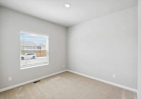 The second bedroom in the Chatfield is perfect as a child's room, or as a guest room.