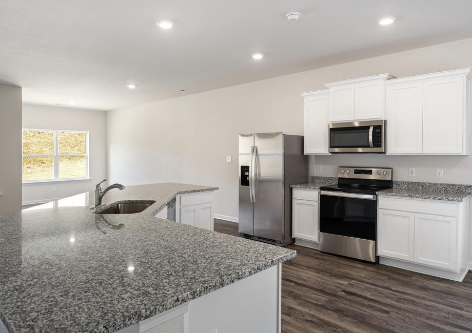 Chefs will love this upgraded kitchen with stainless steel appliances