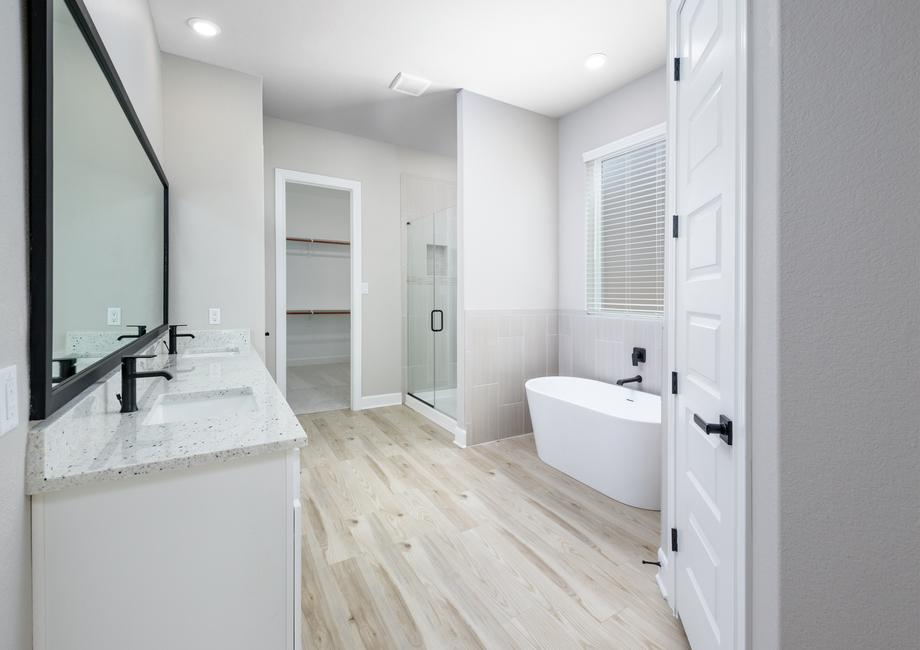 You will love the master bath that has a walk-in shower and a standalone tub.