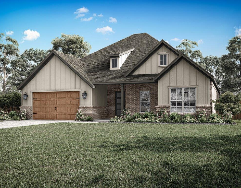 Exterior elevation of the Fairview C.