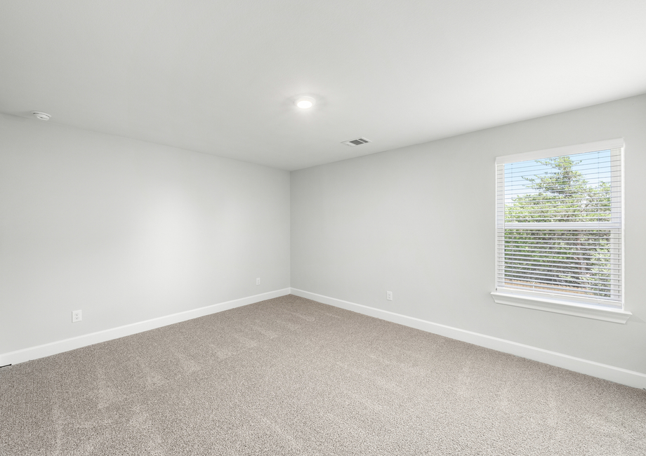 The secondary bedrooms of the Driftwood are a great space as children's bedrooms or guest rooms.