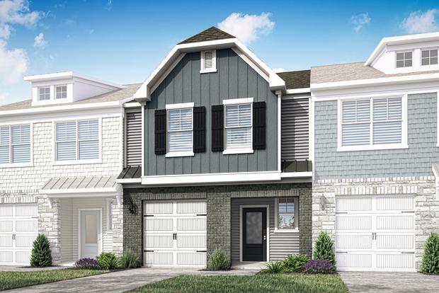 This town home has a spacious garage
