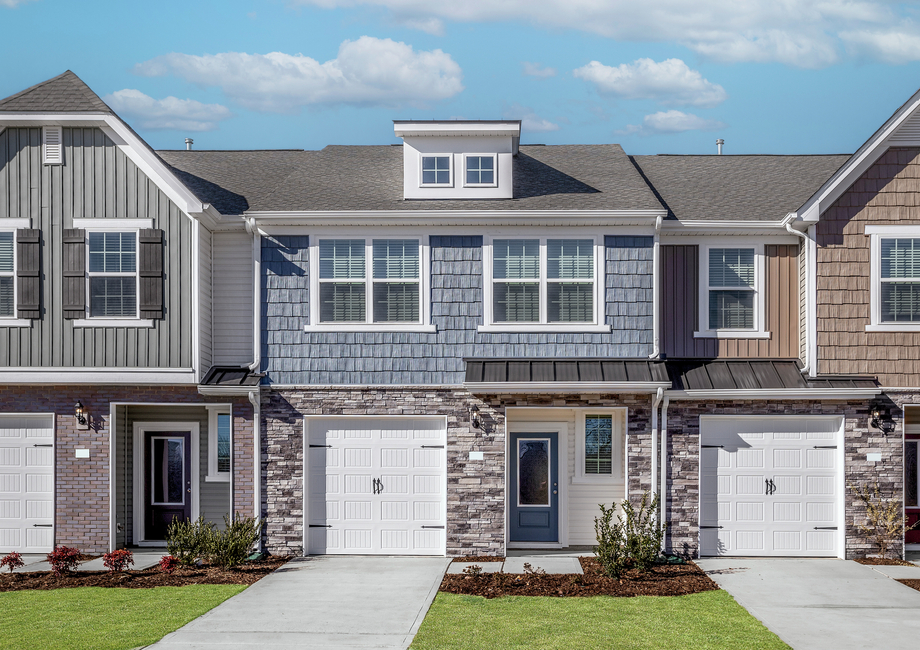 The exterior of the Loblolly has beautiful stone detailing
