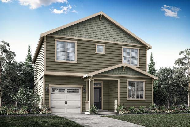 The Fig is a beautiful home with siding.