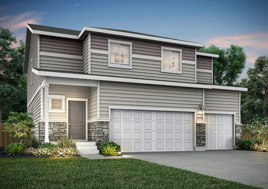 The Trinidad is a beautiful single story home with siding.