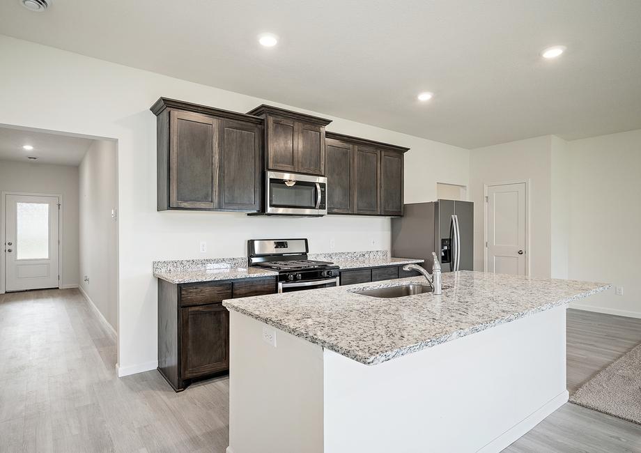 Beautiful, chef-ready kitchen comes with stainless steel appliances