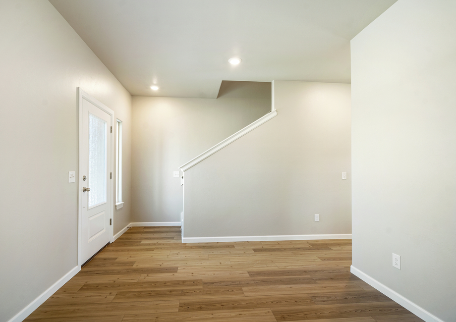 A spacious entryway welcomes you home.