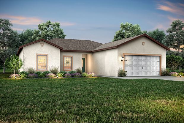 Dusk rendering of the Bonita plan.