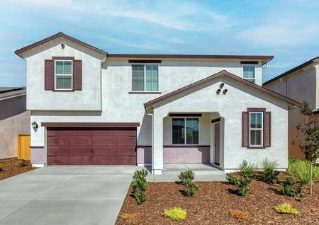 The Malibu is a beautiful two-story home. 