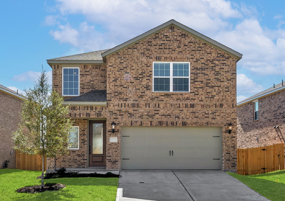 The Colorado is a brick two-story home.