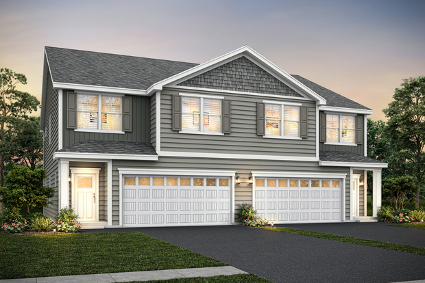 The Mayfield is a beautiful two story home.