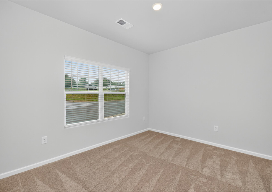 Each bedroom has ample space. 