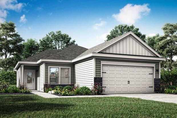 Beautiful rendering of the Anoka floor plan.