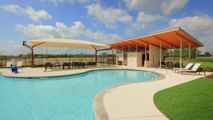 Swimming pool at The Colony.