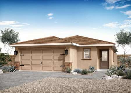 The Aspen is a beautiful single story home with 3 bedrooms and 2 bathrooms.