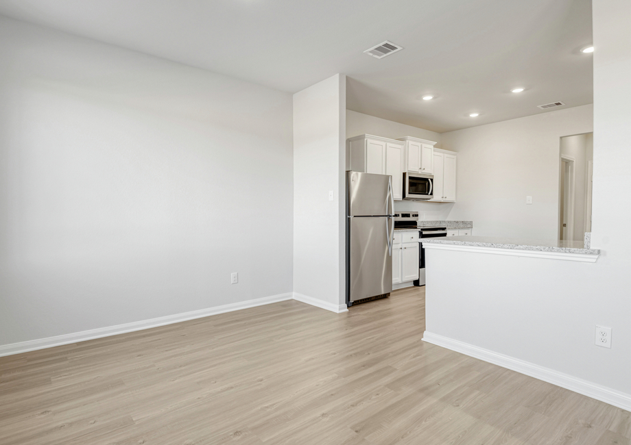 Spacious dining room