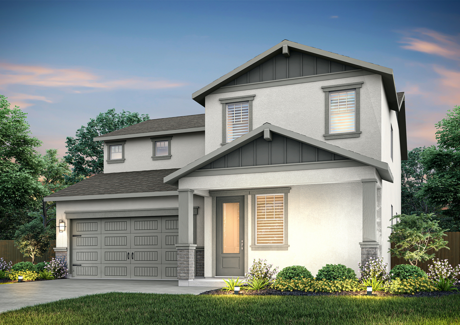 The Stinson is a beautiful two story home!