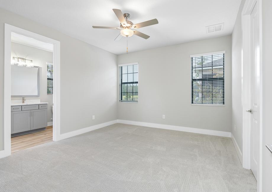 Spacious secondary bedrooms.