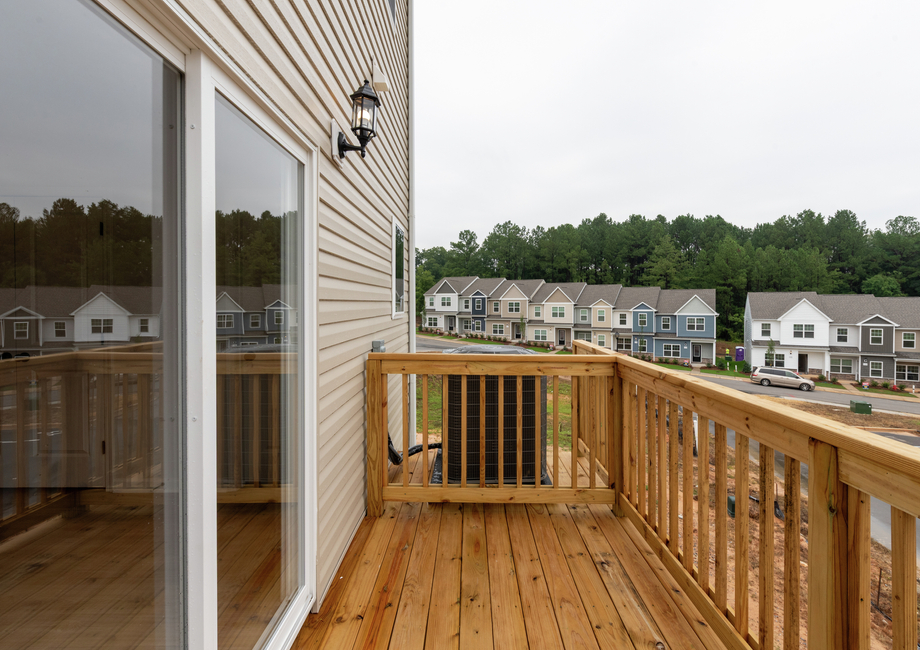Deck on the back of the Holly. 