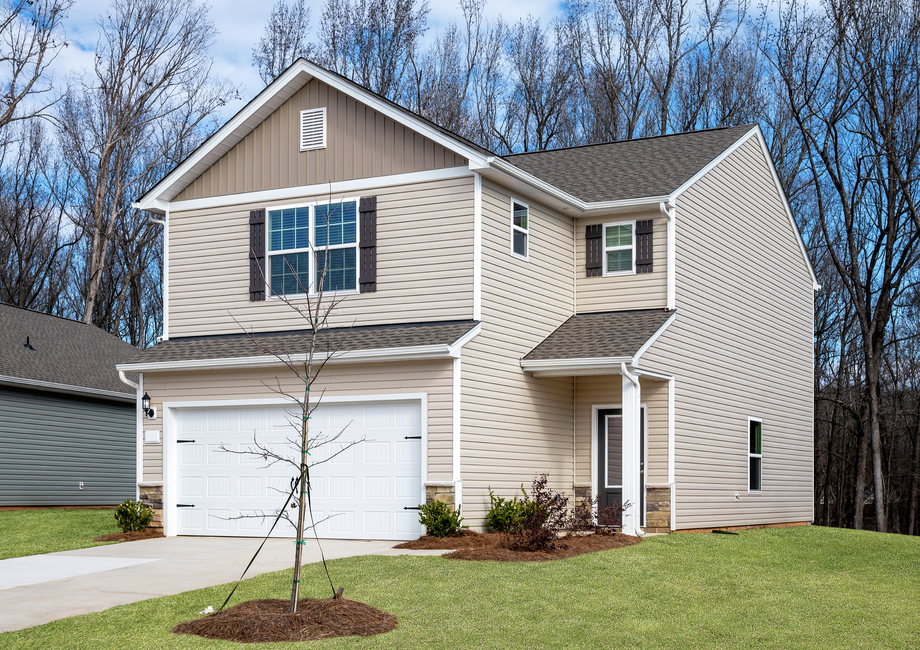 Angled view of the Ashley Floor Plan