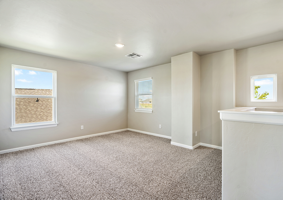 Entertaining is made easy with the large game room upstairs.