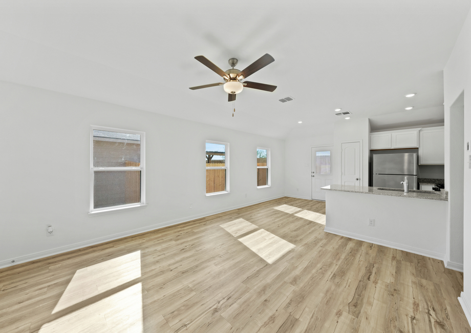 Beautiful natural light in the main living area