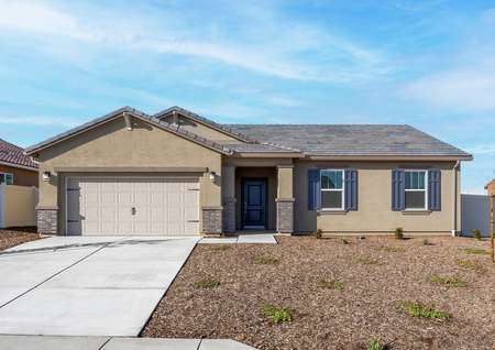 The Coronado is a beautiful home with stucco.