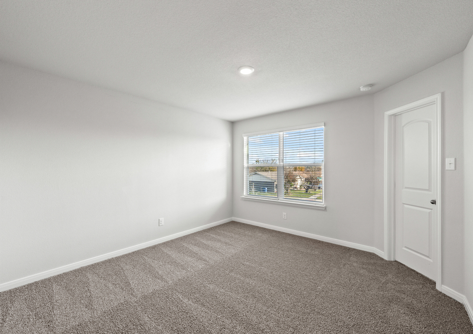 The secondary bedrooms are a perfect space for a child's bedroom or a guest room.