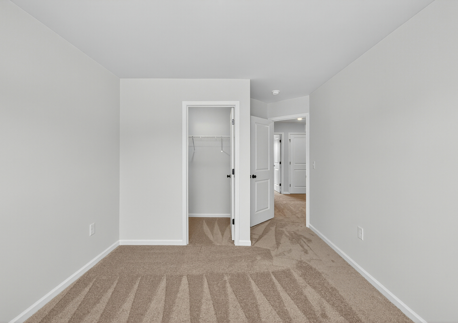 Each bedroom has a closet