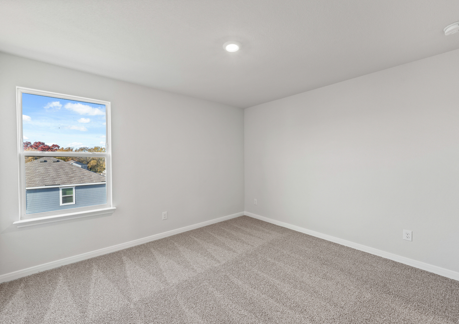 The secondary bedrooms are a perfect space for a child's bedroom or a guest room.