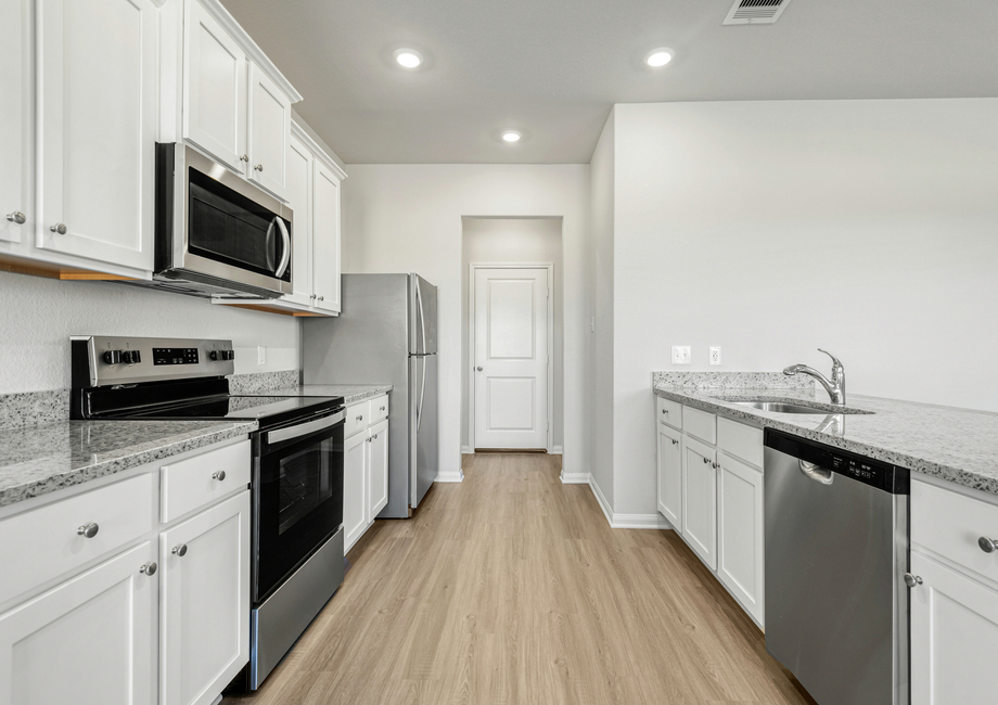 Chef-ready kitchen with stainless steel appliances