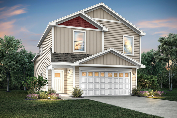 The Locke is a beautiful two story home.