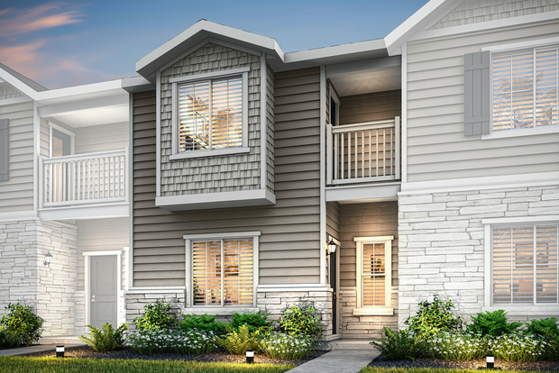The Loveland is a beautiful two story home.