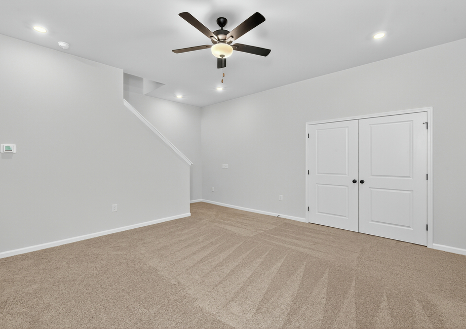 Finished basement.