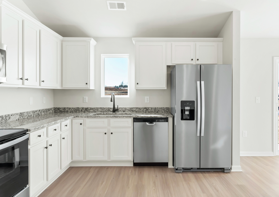 Each kitchen comes with brand-new appliances