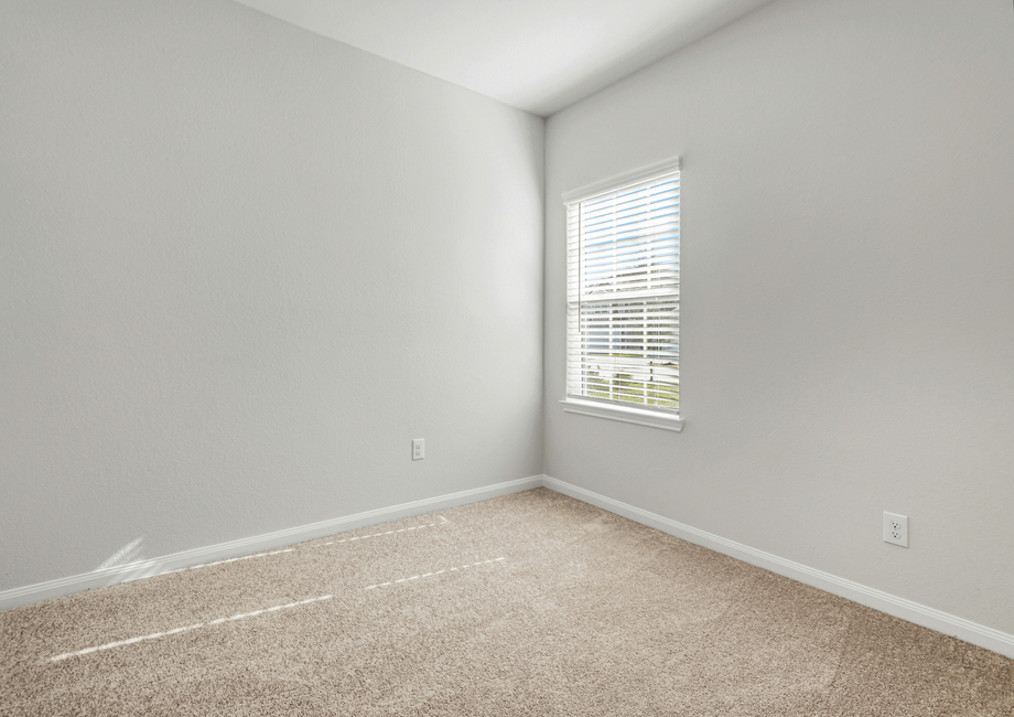 Lush carpet is found in both bedrooms