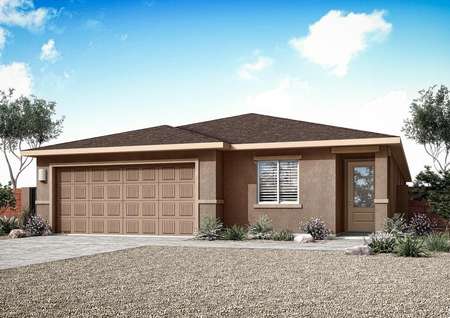 The Payson is a beautiful single story home with stucco