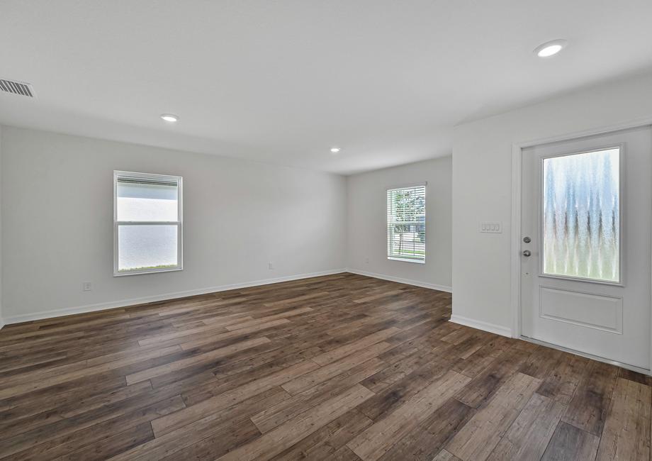 The spacious dining room of the Estero