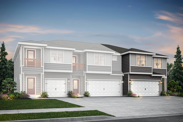 Rendering of the Jefferson at dusk.