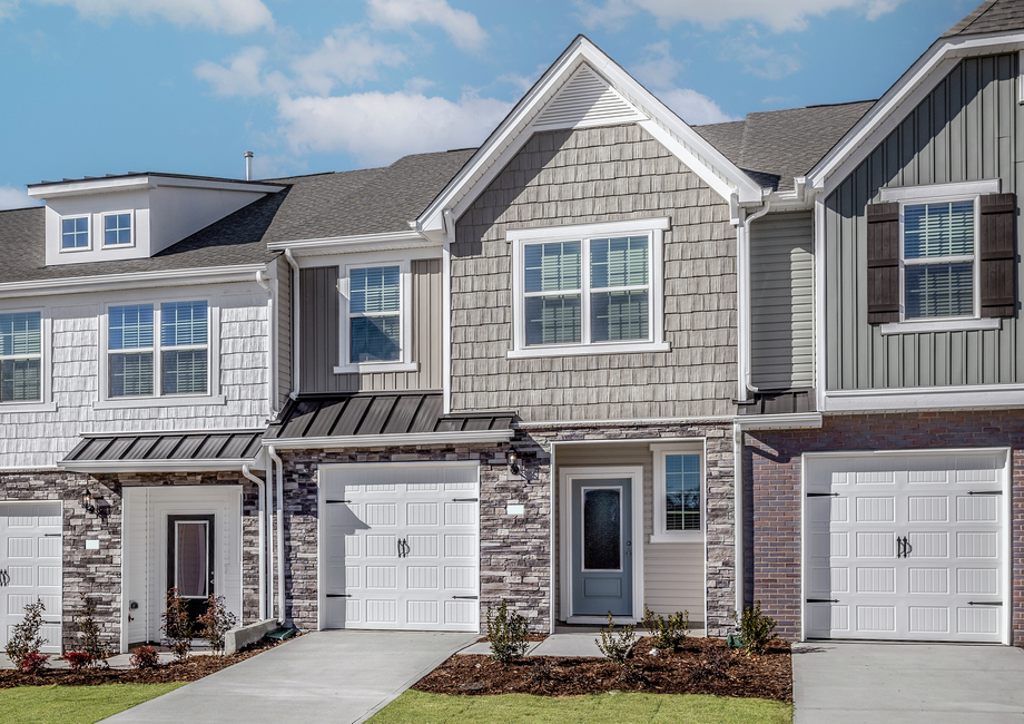 Angled view of the Beech townhome