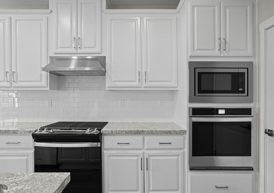 Beautiful white wood cabinets