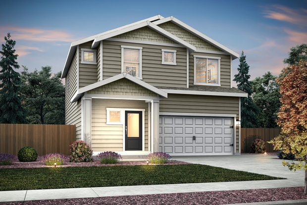 The Cypress is a beautiful two story home.