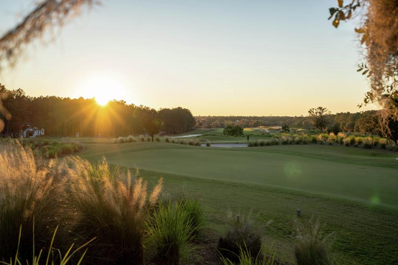Enjoy the sunset views from the championship golf course.