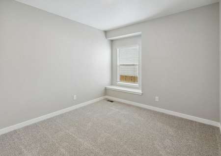 The second bedroom of the Chatfield plan is best used as a child's bedroom or guest room.
