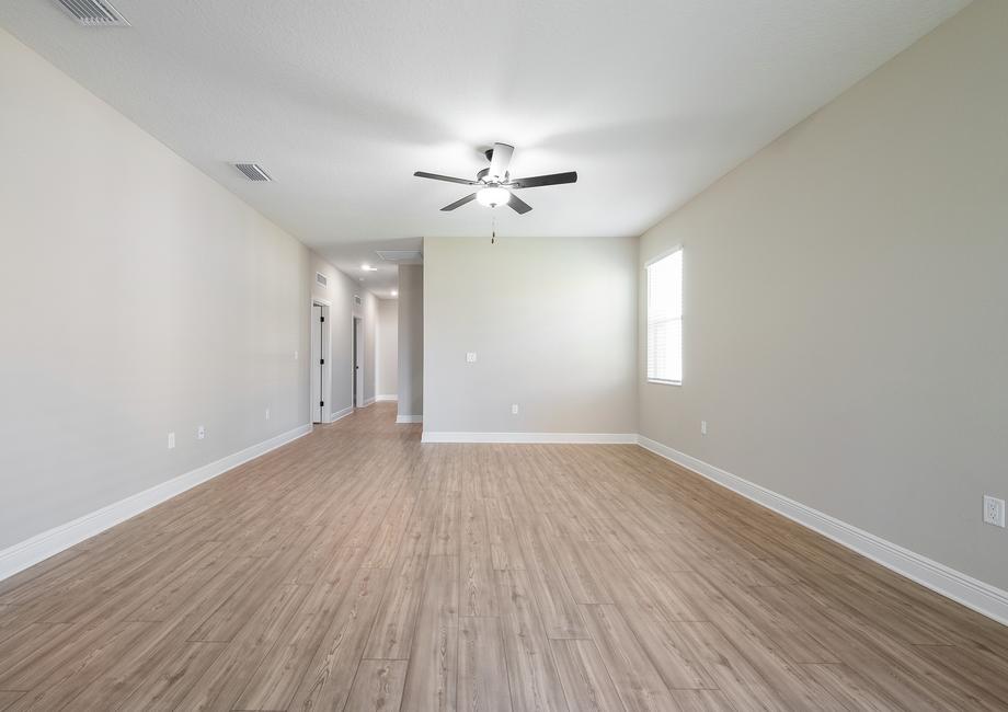 A spacious family room perfect for family gatherings.