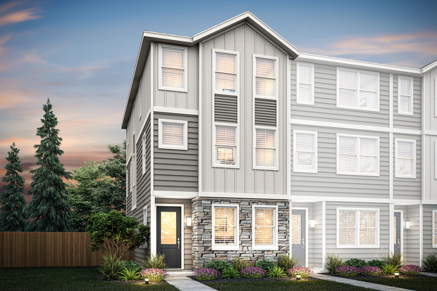 Rendering of the Cyrus at Allen Townhomes