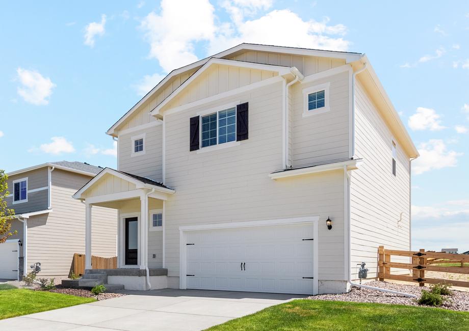 The Platte is a beautiful two-story floor plan.
