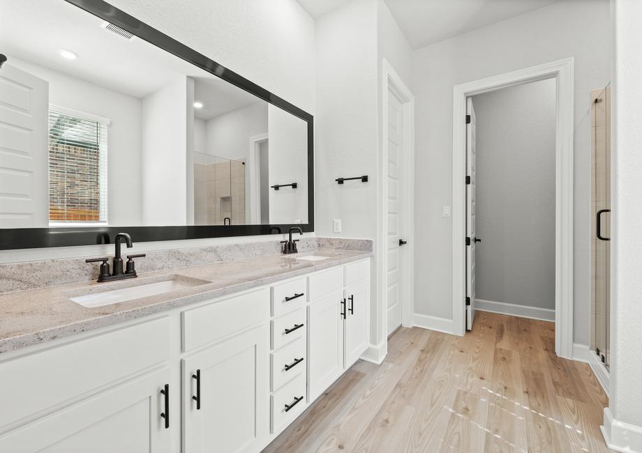 In the master bath you will enjoy a large vanity.