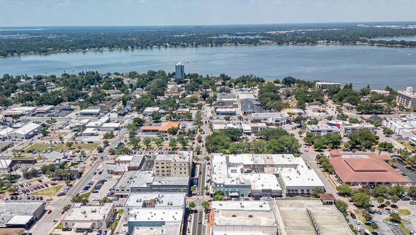 Aerial view of Winter Haven, Florida