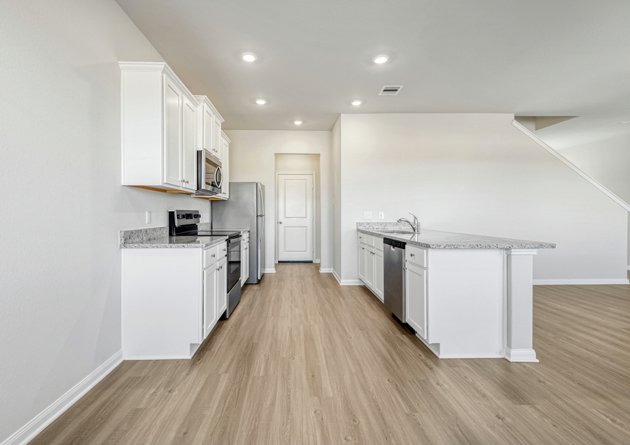 Kitchen with exceptional counterspace